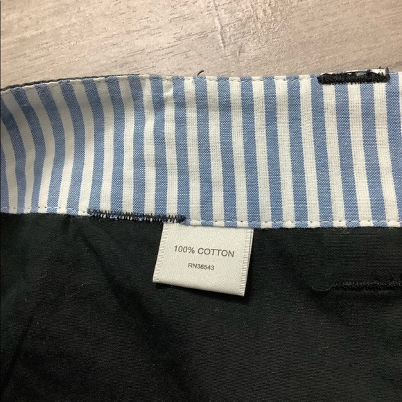 Women's Van Heusen 8 M Medium Shorts Black Bermuda Chino Khakis Cotton NWOT - Picture 9 of 11